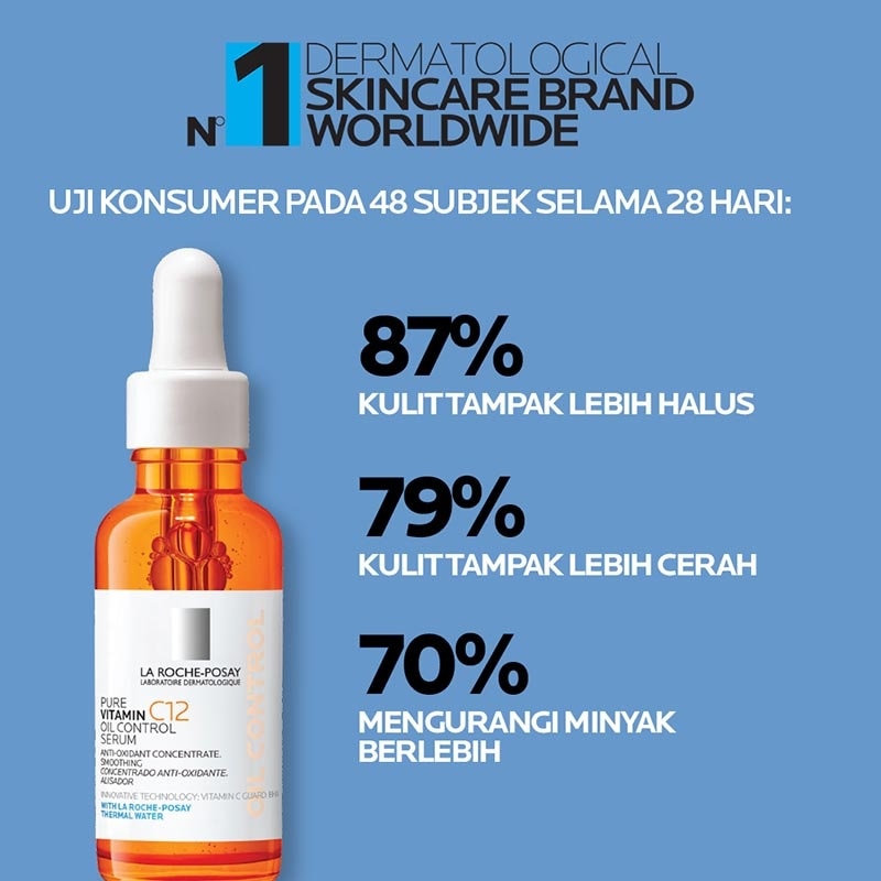 La Roche Posay Pure Vitamin C12 Oil Control Serum 30ml