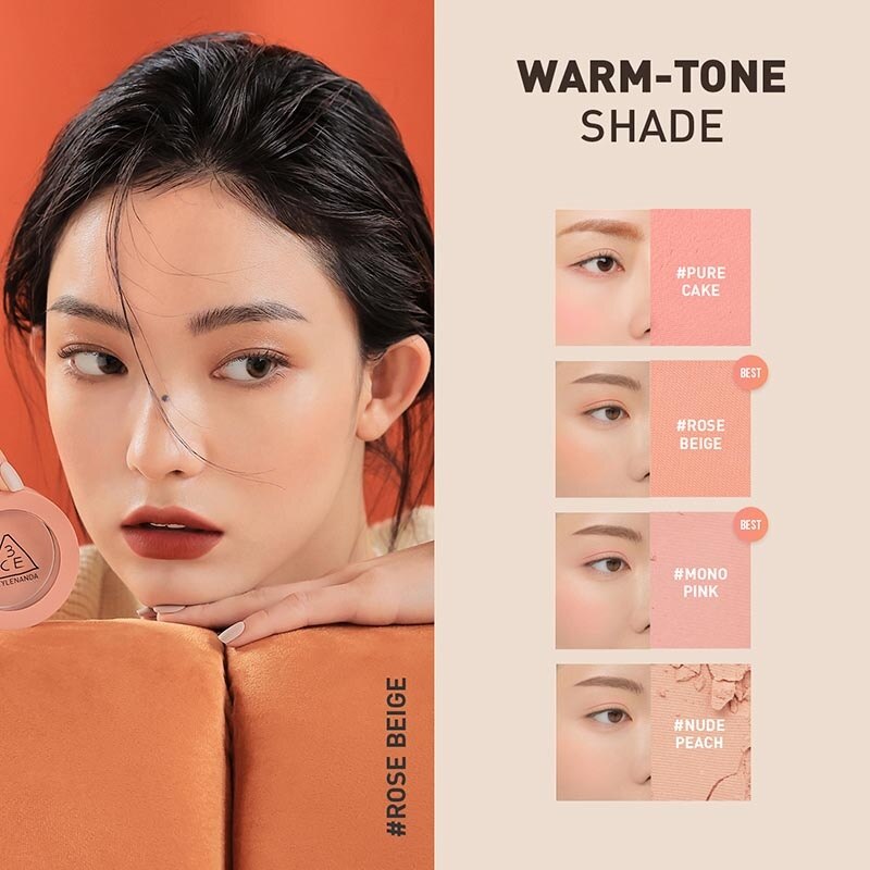 3CE Face Blush #City Mauve (Split Second)