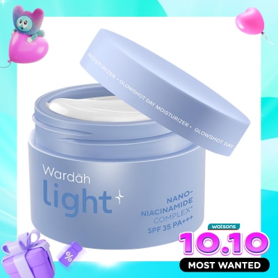 LIGHT+ Light+ by Wardah Glowshot Day Moisturizer 30g Lightening image