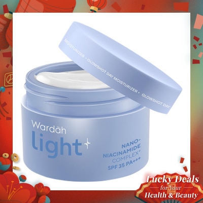 LIGHT+ Light+ by Wardah&nbsp;Glowshot Day Moisturizer 30g - Lightening
