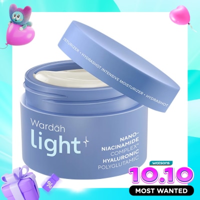 LIGHT+ Light+ by Wardah Hydrashot Intensive Moisturizer 30g Lightening image