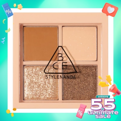 3CE 3CE Mini Multi Eye Color Palette #Almond Fudge