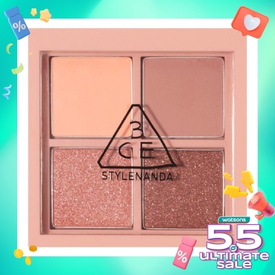 3CE 3CE Mini Multi Eye Color Palette #Side By Side