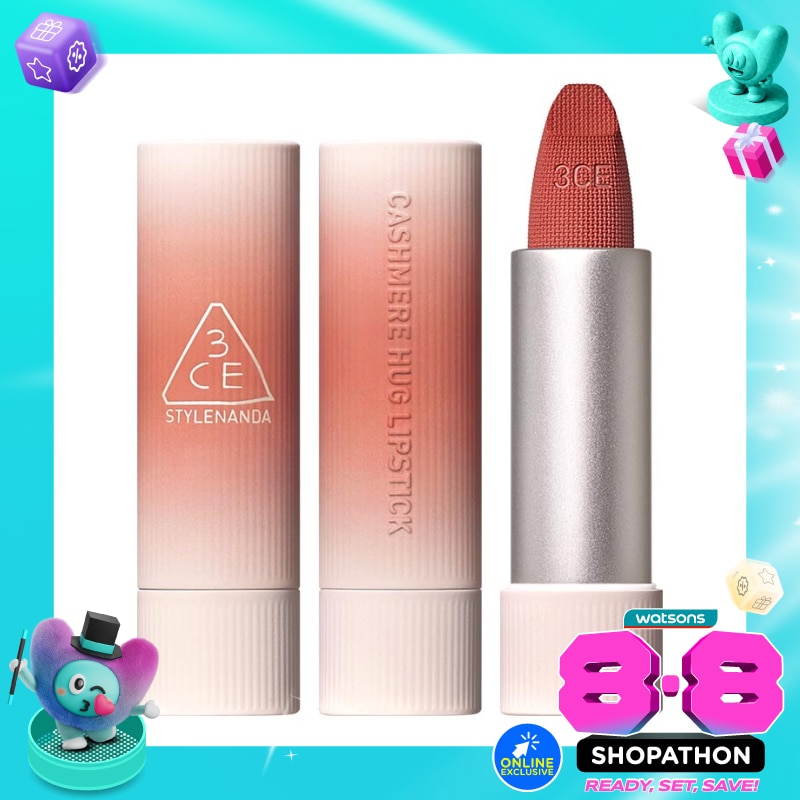 3CE Cashmere Hug Matte Lipstick 06 #Buddy image
