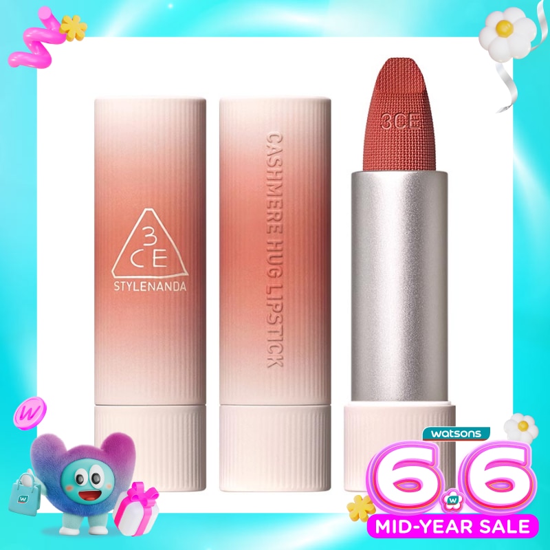 3CE Cashmere Hug Matte Lipstick 06 #Buddy