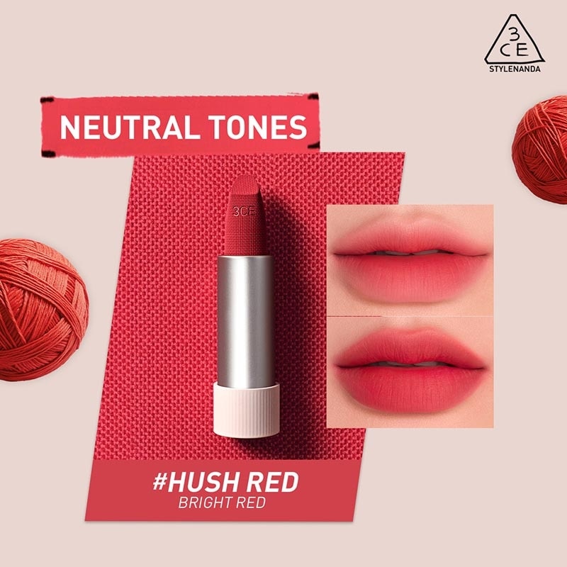 3CE Cashmere Hug Matte Lipstick 01 #Oat