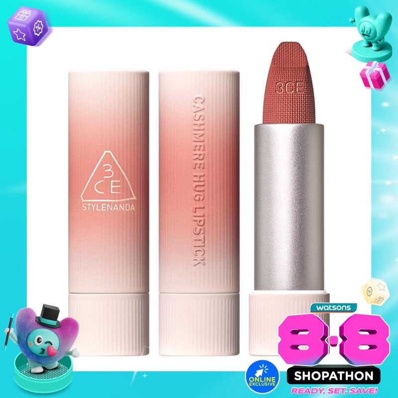 3CE Cashmere Hug Matte Lipstick 01 #Oat image