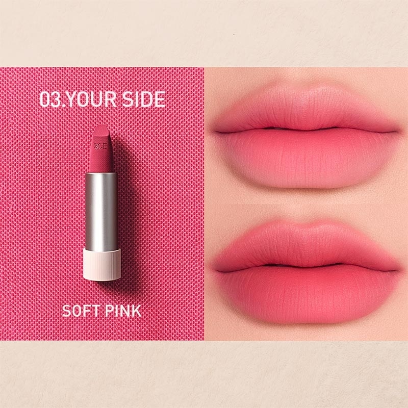 3CE Cashmere Hug Matte Lipstick 03 #Your Side