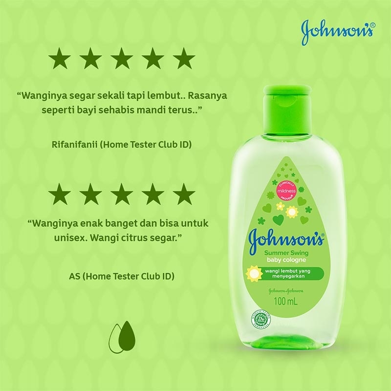 Johnson's Baby Cologne Summer Swing 100ml