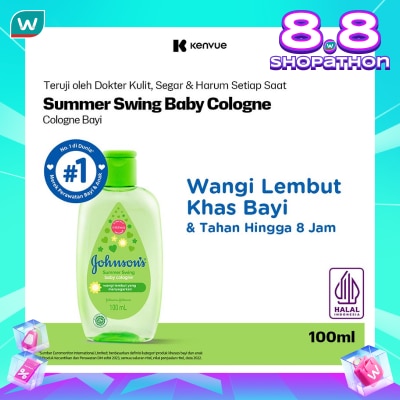 JOHNSON & JOHNSON Johnson's Baby Cologne Summer Swing 100ml