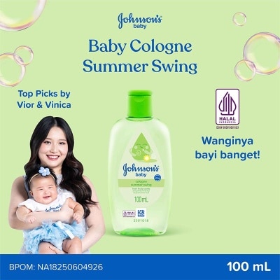 JOHNSON'S - Johnson's Baby Cologne Summer Swing 100ml