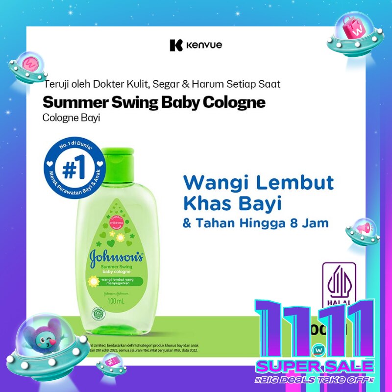 Johnson''s Baby Cologne Summer Swing 100ml