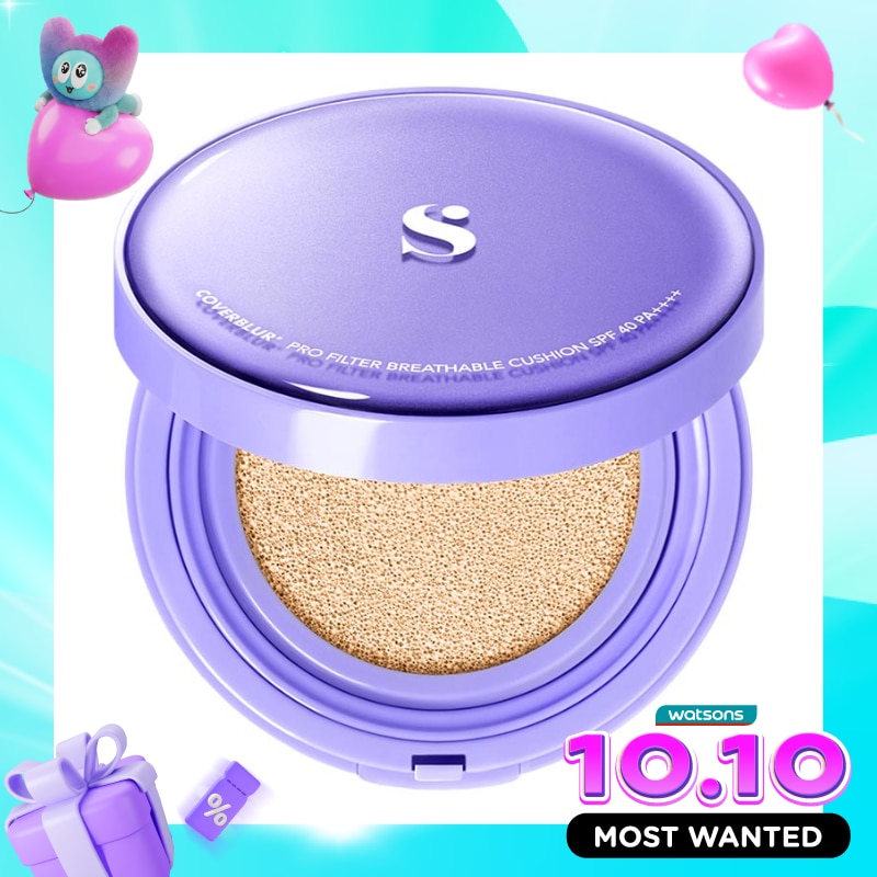 Somethinc Coverblur Pro Filter Breathable Cushion SPF 40 PA++++ Bijoux 12g image