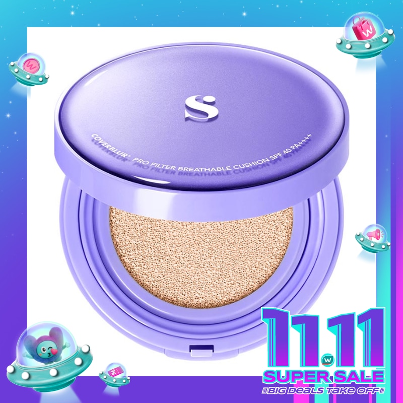 Somethinc Coverblur Pro Filter Breathable Cushion SPF 40 PA++++ Butter 12g