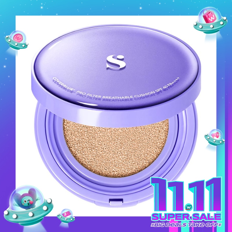Somethinc Coverblur Pro Filter Breathable Cushion SPF 40 PA++++ Charlotte 12g