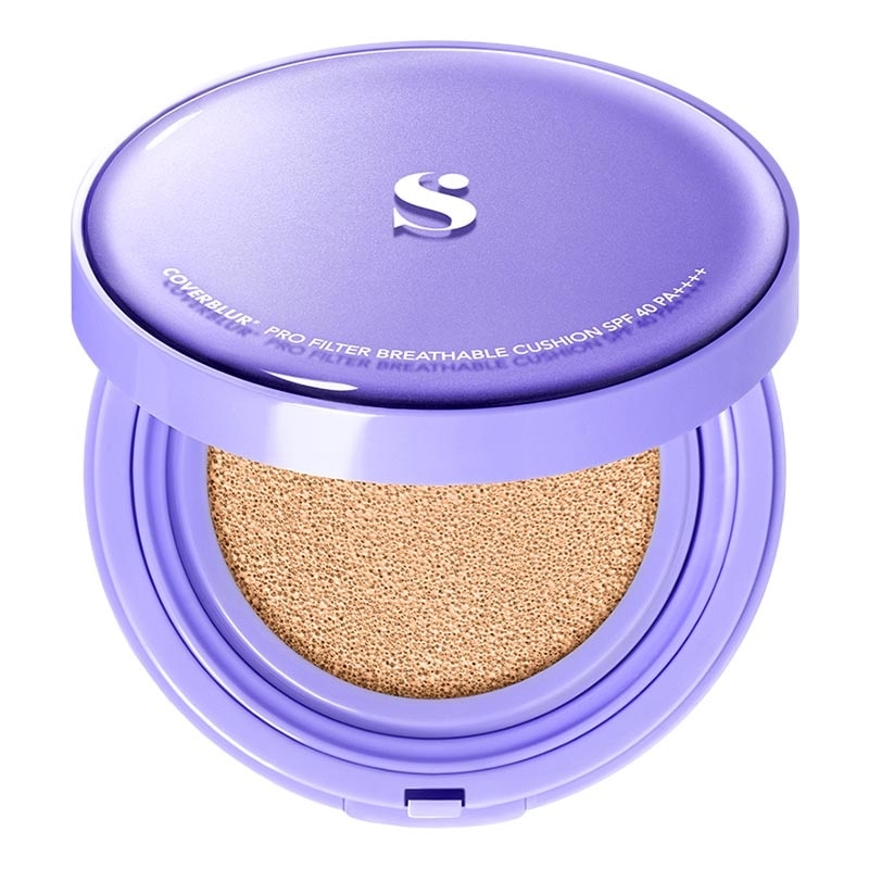 Somethinc Coverblur Pro Filter Breathable Cushion SPF 40 PA++++ Eclair 12g