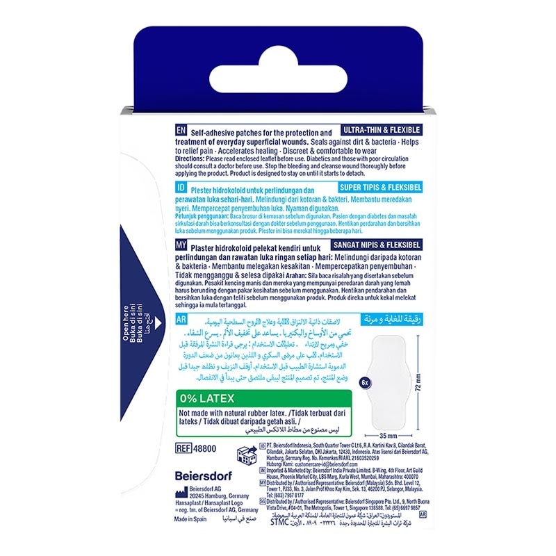 Hansaplast Second Skin Protection Regular 6'S