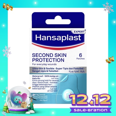 HANSAPLAST Plester Second Skin Regular Isi 6 Plester Hidrokoloid