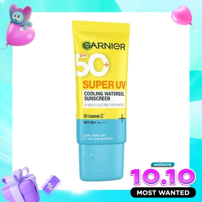 GARNIER Garnier Super UV Cooling Watergel Sunscreen SPF50+ 30ml image