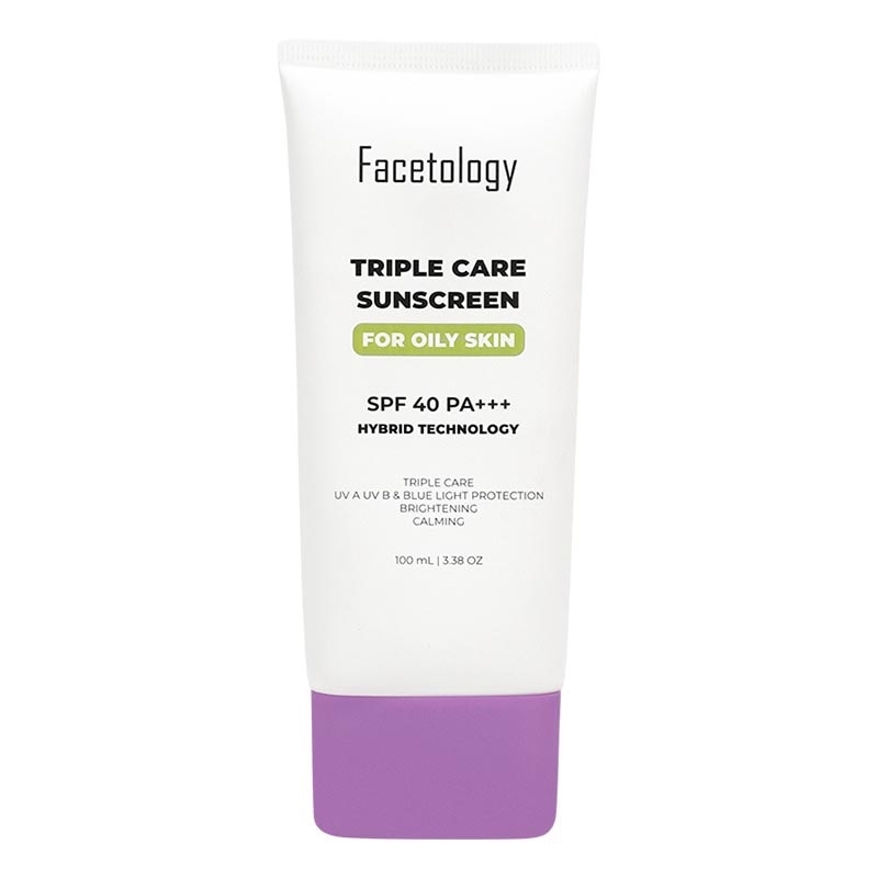 Facetology Triple Care Sunscreen for Oily Skin 100ml