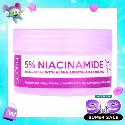 SCORA - Scora 5% Niacinamide Hydramoist Gel with Alpha-Arbutin & Panthenol 45ml image