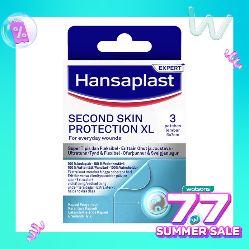 Hansaplast Second Skin Protection XL 3'S
