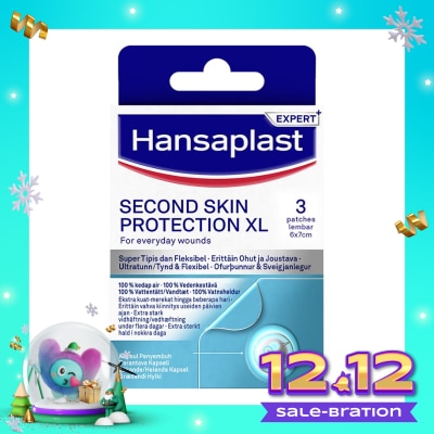 HANSAPLAST Plester Second Skin XL Isi 3 Plester Hidrokoloid
