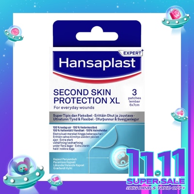 HANSAPLAST Hansaplast Second Skin Protection XL 3'S