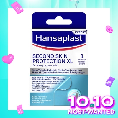 HANSAPLAST Hansaplast Second Skin Protection XL 3'S