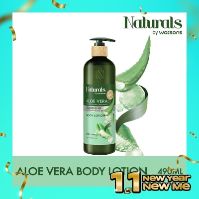 NATURALS BY WATSONS Aloe Vera Body Lotion 490ml