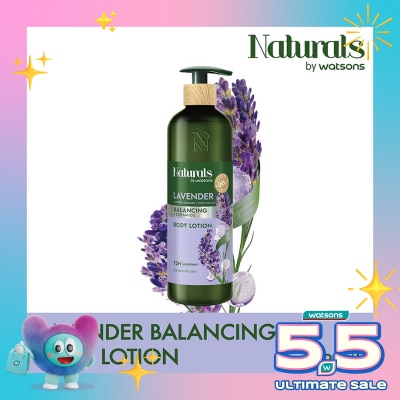 NATURALS BY WATSONS - Lavender Balancing Body Lotion 490ml