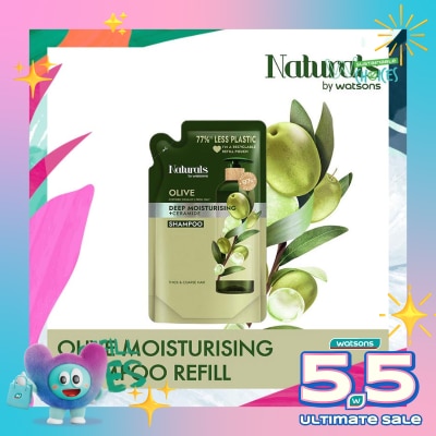 NATURALS BY WATSONS - Olive Deep Moisturising Shampoo Refill 450ml