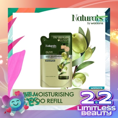NATURALS BY WATSONS Olive Deep Moisturising Shampoo Refill 450ml