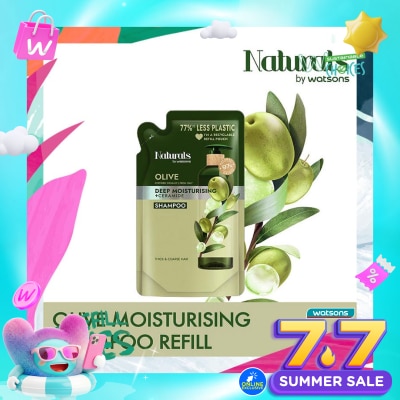 NATURALS BY WATSONS - Olive Deep Moisturising Shampoo Refill 450ml