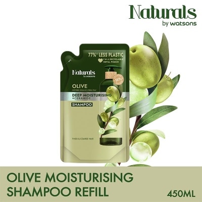 NATURALS BY WS Olive Deep Moisturising Shampoo Refill 450ml