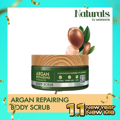 NATURALS BY WATSONS Argan Repairing Body Scrub 200ml