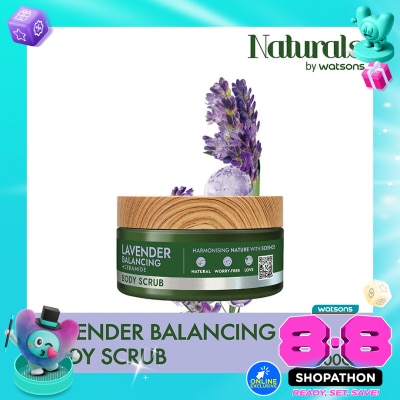 NATURALS BY WATSONS - Lavender Balancing Body Scrub 200g image