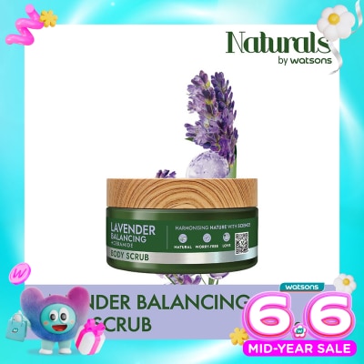 NATURALS BY WATSONS - Lavender Balancing Body Scrub 200g