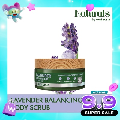 NATURALS BY WATSONS - Lavender Balancing Body Scrub 200g image
