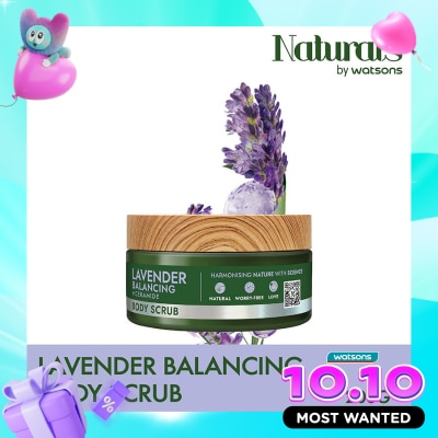 NATURALS BY WATSONS Lavender Balancing Body Scrub 200g image