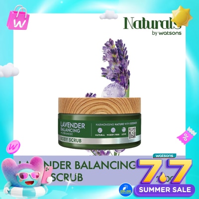 NATURALS BY WATSONS - Lavender Balancing Body Scrub 200g