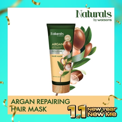 NATURALS BY WATSONS Argan Repairing Hair Mask 200ml