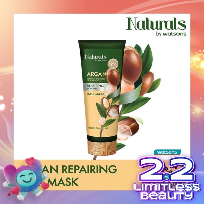 NATURALS BY WATSONS Argan Repairing Hair Mask 200ml