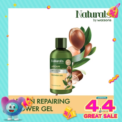 NATURALS BY WATSONS - Argan Repairing Shower Gel 100ml