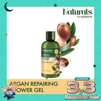 NATURALS BY WATSONS Argan Repairing Shower Gel 100ml