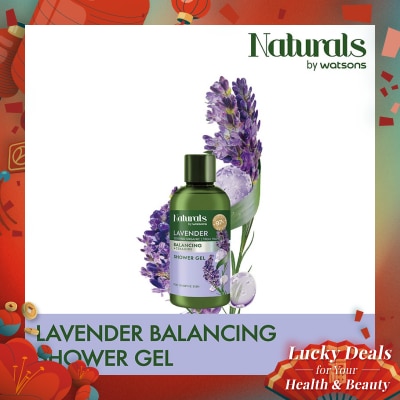 NATURALS BY WATSONS Lavender Balancing Shower Gel 100ml