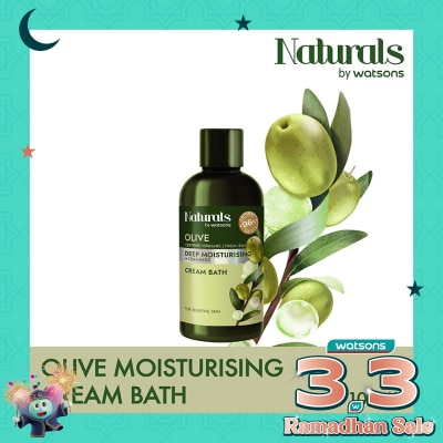 NATURALS BY WATSONS Olive Deep Moisturising Cream Bath 100ml