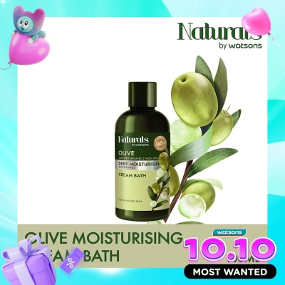 NATURALS BY WATSONS Olive Deep Moisturising Cream Bath 100ml image