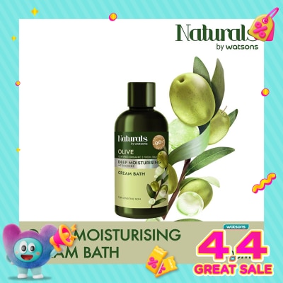 NATURALS BY WATSONS - Olive Deep Moisturising Cream Bath 100ml