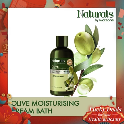 NATURALS BY WATSONS Olive Deep Moisturising Cream Bath 100ml